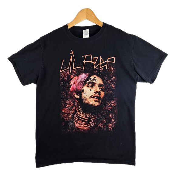 Gildan Other - Lil Peep GBC Goth Boy Click Rap Tee Hip-Hop T-Shirt Size Large Grunge